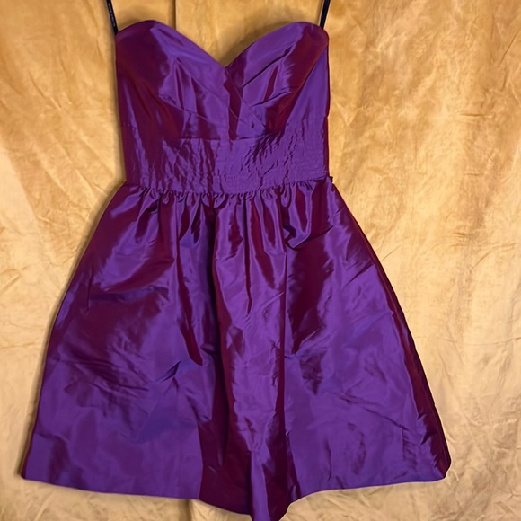 ALFRED SUNG Dresses & Skirts - Alfred Sung Short Strapless Formal EUC Size 4 Pockets! Bridesmaid Homecoming